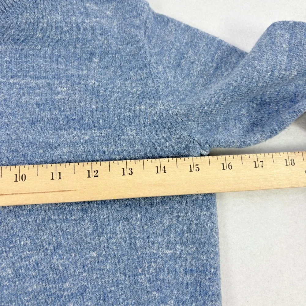 Gap Crewneck Sweater Boys 8 Medium Blue Heathered Knit Pullover‎ Preppy Church